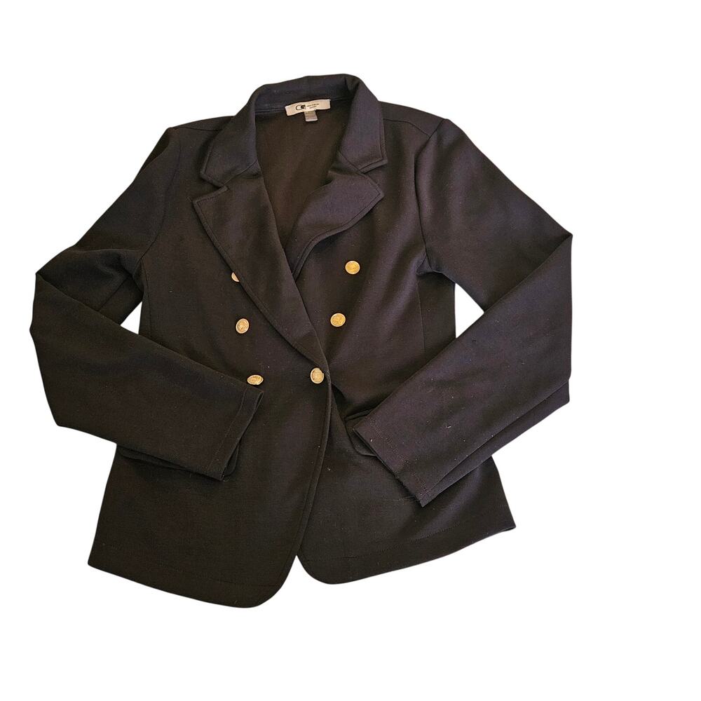 Cable & Gauge Sport Women’s Small Black Blazer Gold Buttons